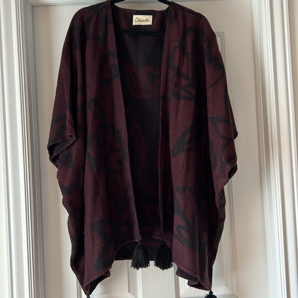Cleobella Sevigny Capelet Shawl Poncho Throw Cape Wrap One Size. New w out tags. - Picture 5 of 7